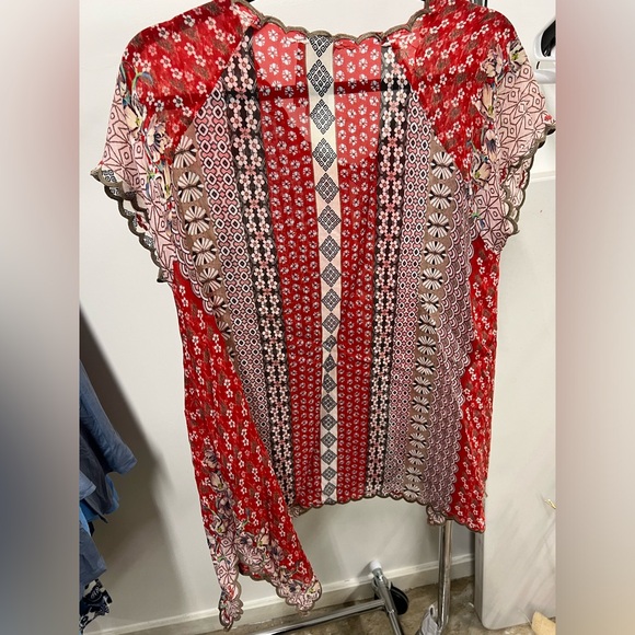 Johnny Was colorful shirt tunic | size small - Picture 2 of 5